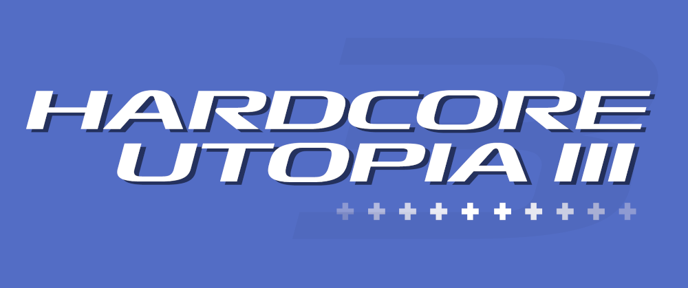 Hardcore Utopia 3 title logo