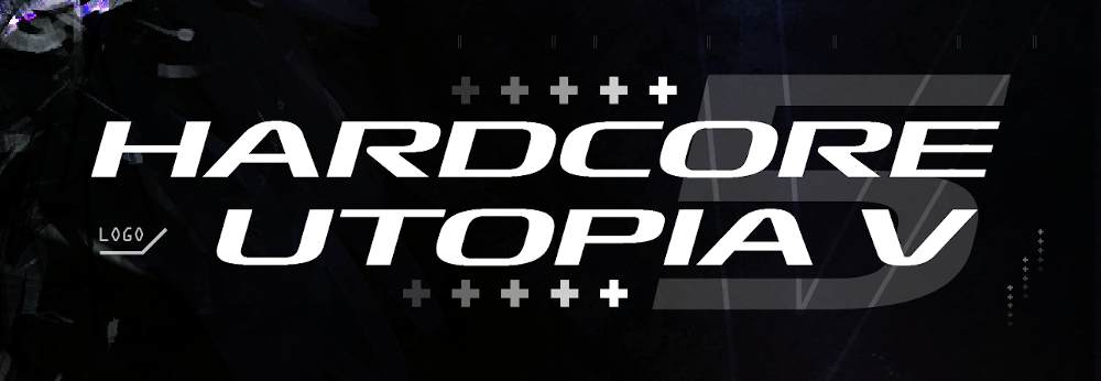 Hardcore Utopia 5 title logo