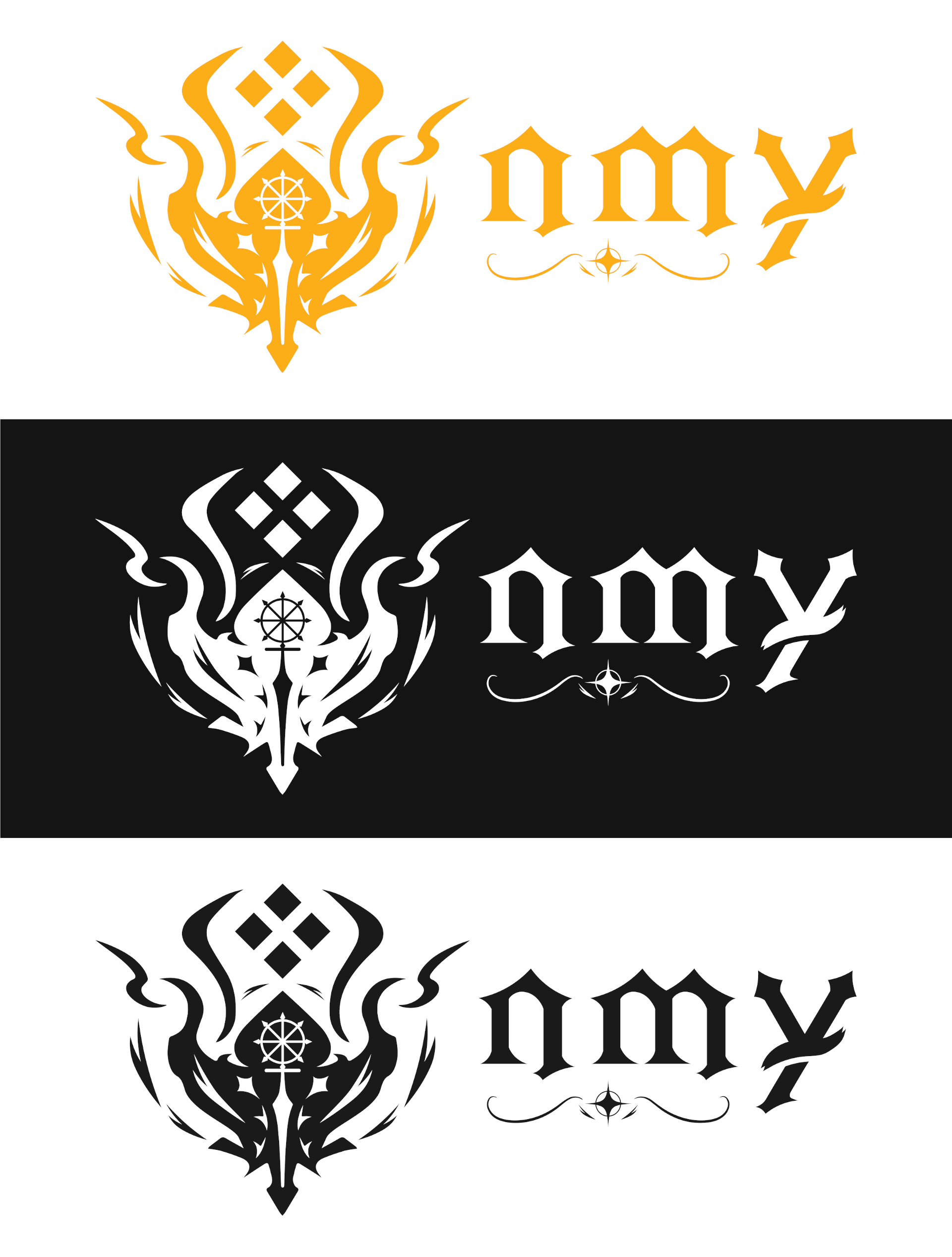nm-y 3 Coloured Logos Showcase.