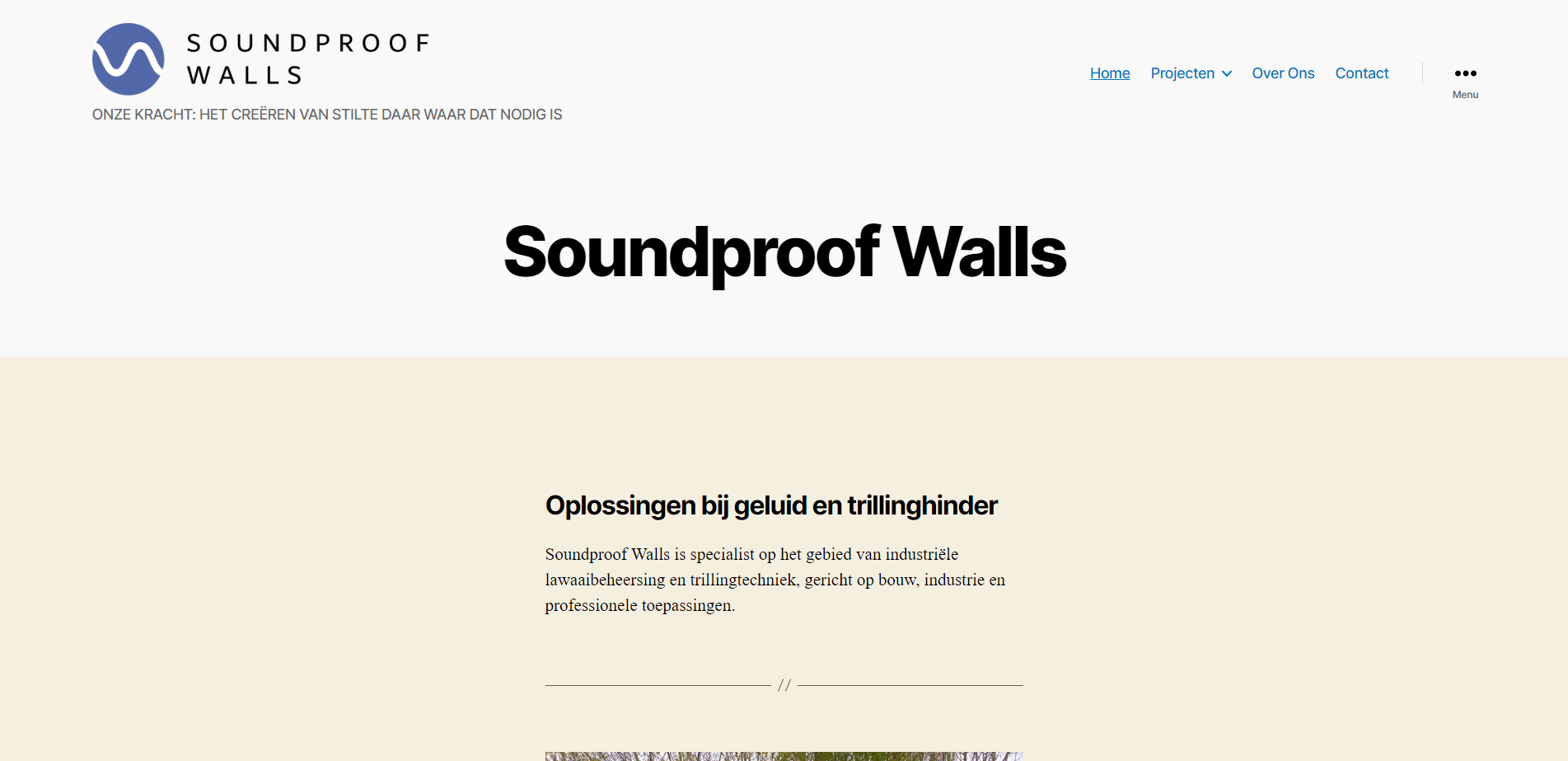 Soundproof Walls Website